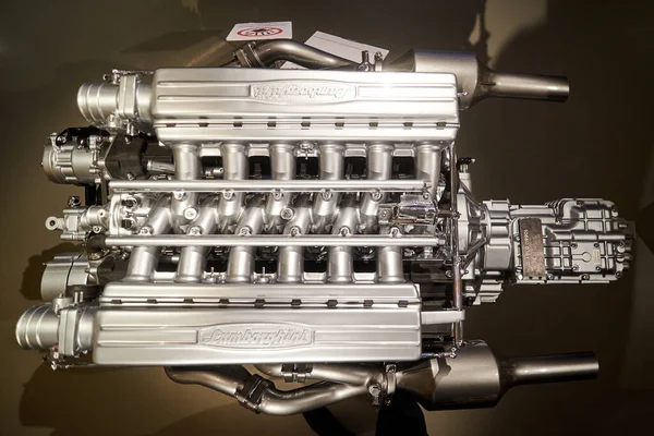 Lamborghini Engine Gearbox Exhaust System — Stock Photo, Image