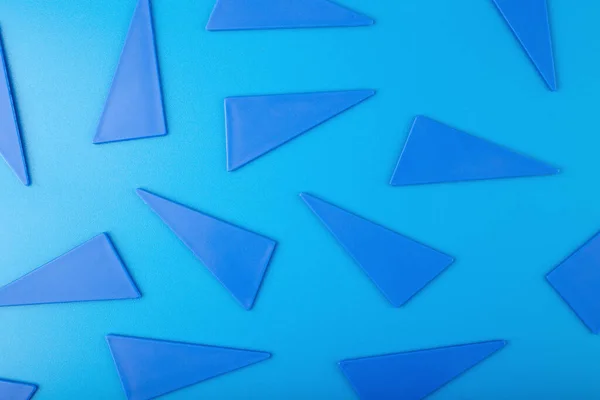 Синий Современный Абстрактный Фон Треугольниками Концепция Шаблона Сайта Открытки Баннера — стоковое фото