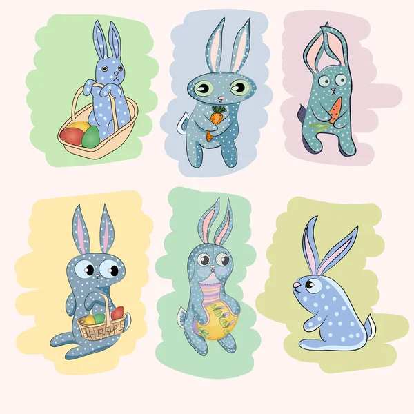 Rabbit Collection — Stock Vector