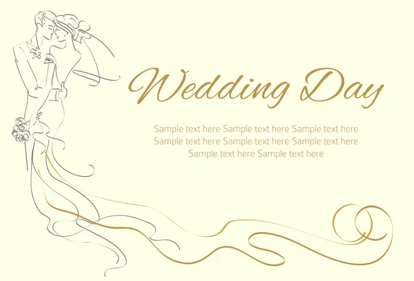 Wedding Day — Stock Vector