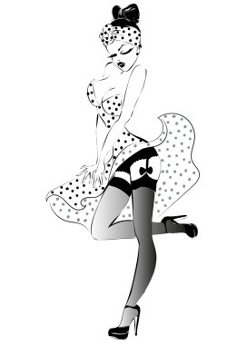 seksi pin-up kızı