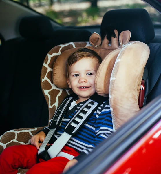 Adorable Bebé Asiento Seguridad — Foto de Stock