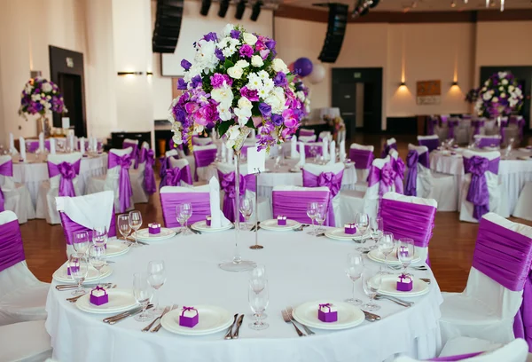 Table Set Wedding Another Catered Event Dinner — Stock Photo, Image