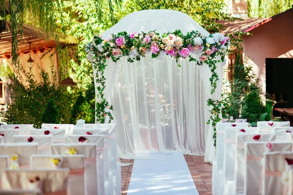 Wedding Arch Beautiful Wedding Ceremony — Stock Photo, Image