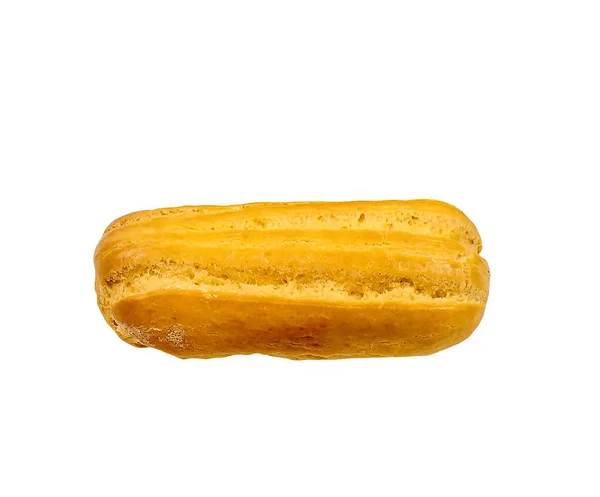 Francouzský Eclair Izolované Bílém Pozadí — Stock fotografie