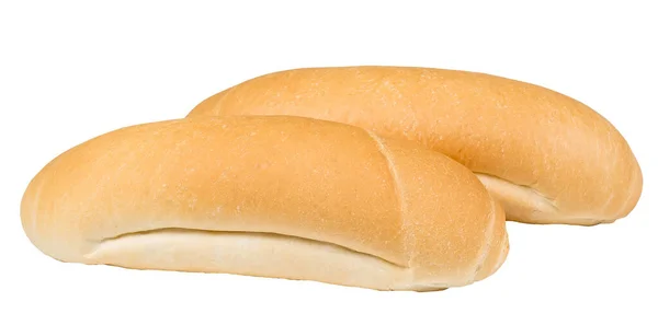Ekmek Ekmeği Beyaz Arkaplanda Izole — Stok fotoğraf