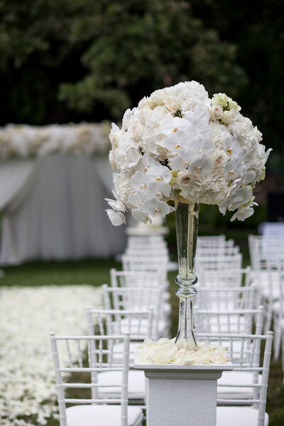 Beautiful wedding set up