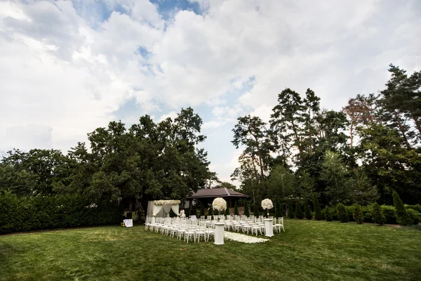 Belo casamento configurado — Fotografia de Stock