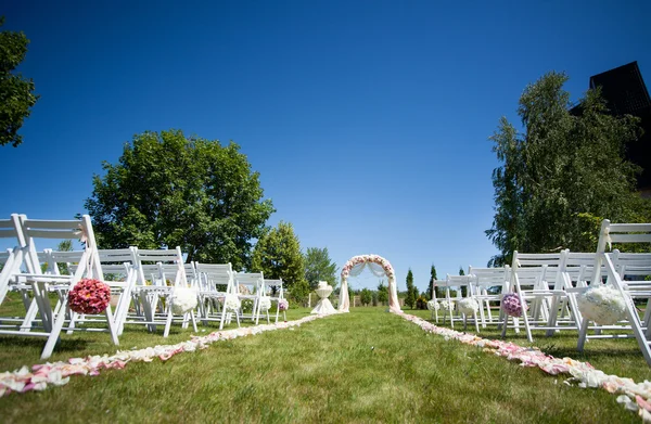 Huwelijk ceremonie decoratie — Stockfoto