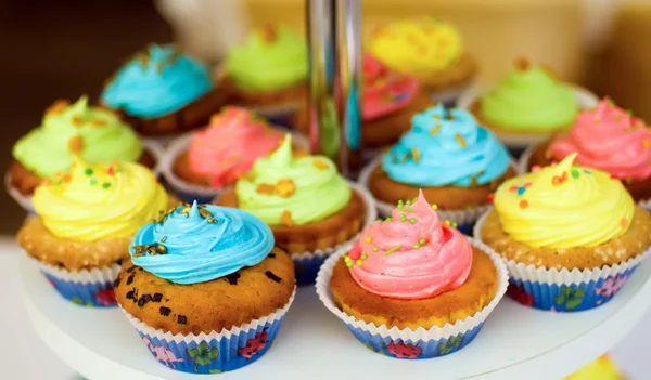Pastelitos. cupcakes hechos a mano . —  Fotos de Stock