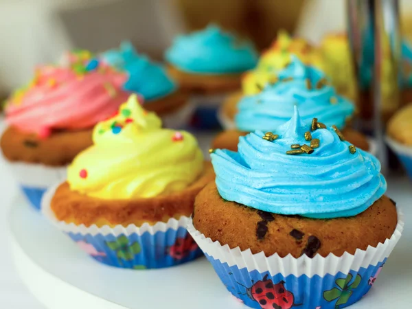 Cupcakes. Handgemachte Cupcakes. — Stockfoto