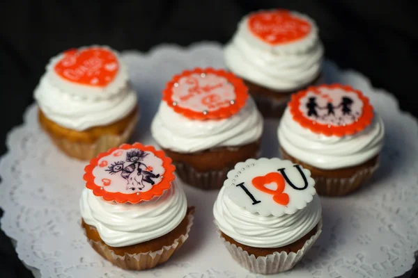 Cupcakes. cupcakes artesanais . — Fotografia de Stock