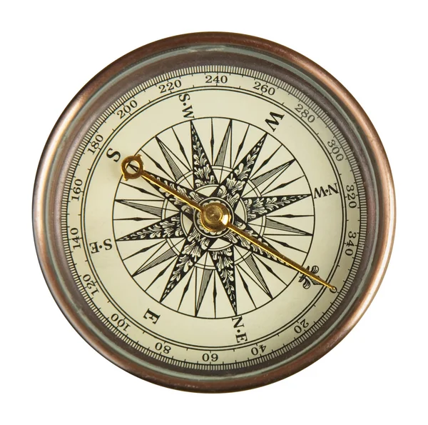 Compass on the white background — Stock Photo, Image