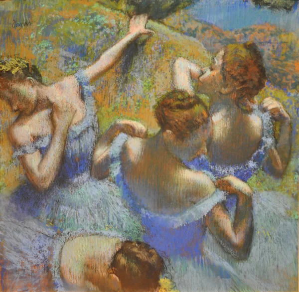 Blue Dancers — Zdjęcie stockowe