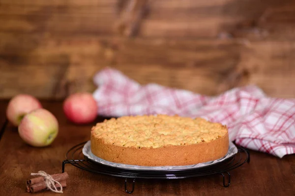 Delicioase Plăcintă Mere Casă — Fotografie, imagine de stoc