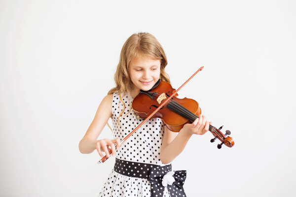Portrait of the little violinist