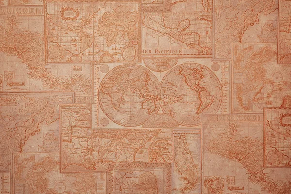 old world map vintage pattern
