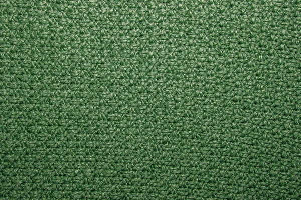 Materiał siewny ściegu w zielony przędzy jako tekstura tło — Zdjęcie stockowe