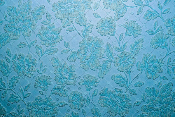 Textura pozadí ozdoba modrý květ. — Stock fotografie