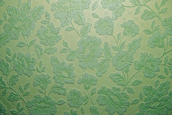 Зеленый цветок украшения фона текстуры . — стоковое фото