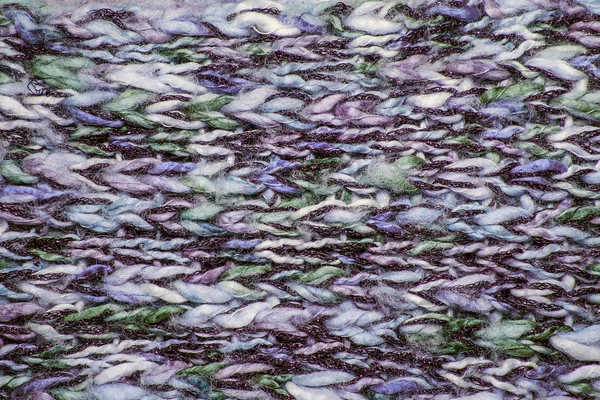 Färg melerad fluffiga vävd tråd tröja eller scarf som en backgrou — Stockfoto