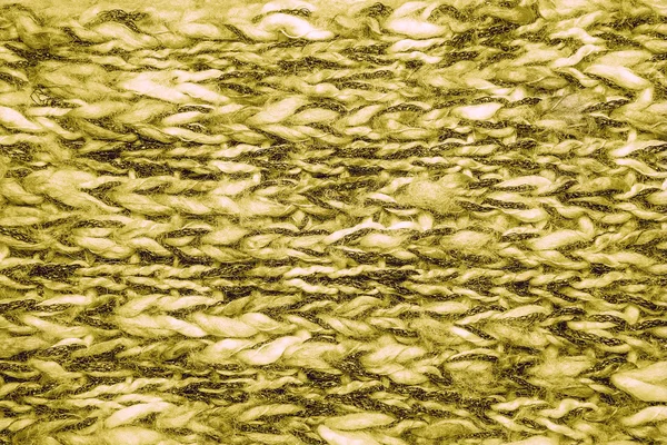 Melange amarela suéter fio macio tecido ou cachecol como um backgro — Fotografia de Stock