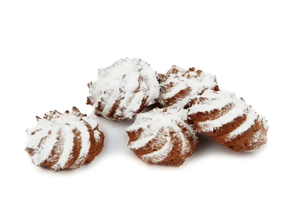 Пісочне печиво ізольоване на білому фоні — стокове фото