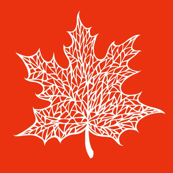 Maple leaf — Stock Vector