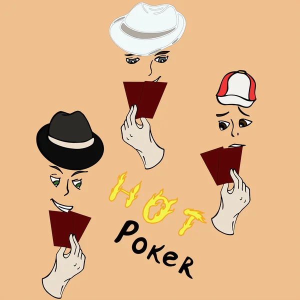 Poker — Vettoriale Stock