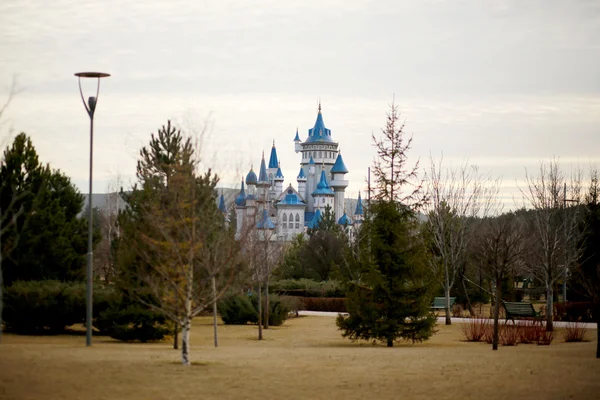 Fairytale castle in the woods — Stock Photo, Image