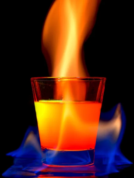 Flamme de cocktail Images De Stock Libres De Droits