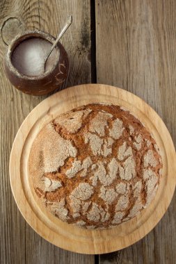 Çiftlik evi ekmek ve tuz