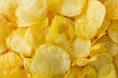 Cips görünümü yakın çekim top