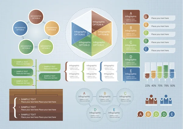 Elementi infografici, illustrazione vettoriale . — Vettoriale Stock