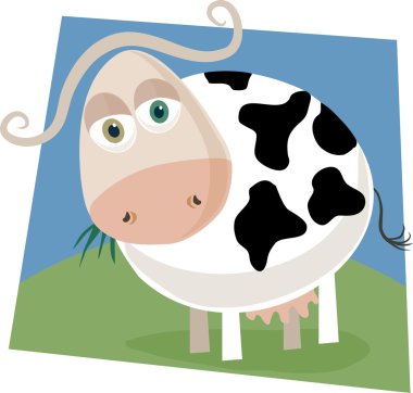 karikatür inek