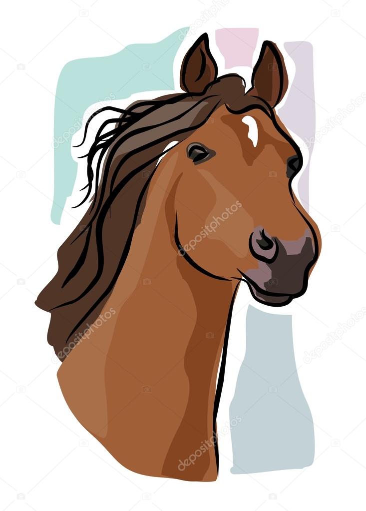 Sketchy Horse head