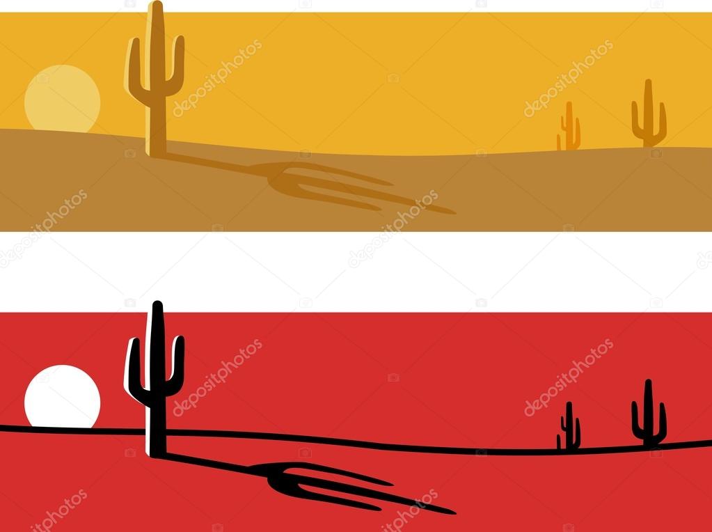 Desert cactus background