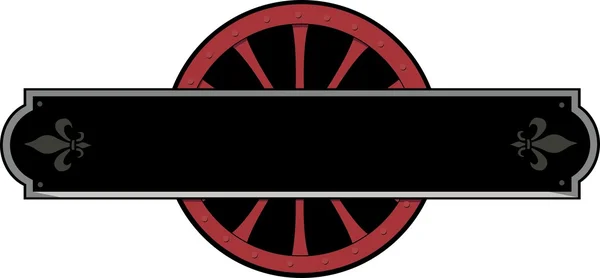 Järnvägen plakat — Stock vektor