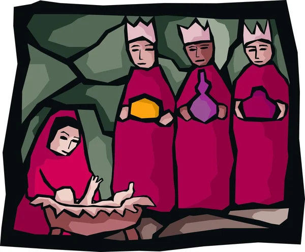 三个国王 — 图库矢量图片