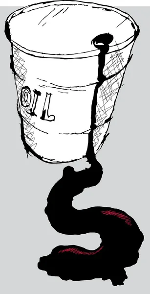 Öl-Dollar — Stockvektor
