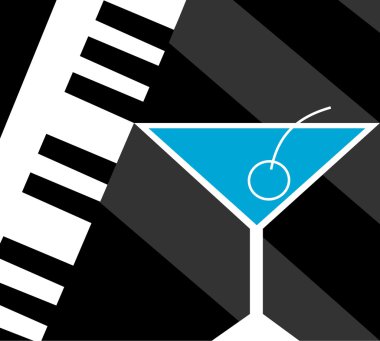 Piano bar clipart