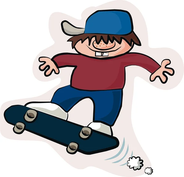 Skateboard flyer — Stock Vector