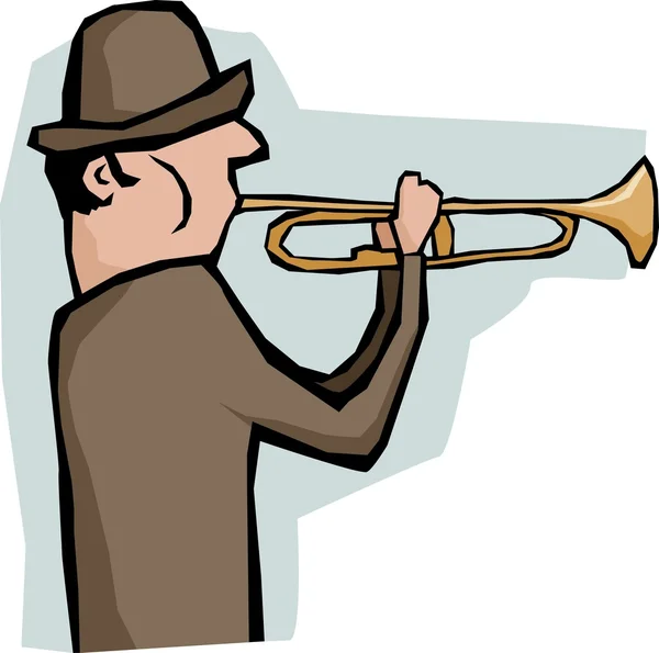 Trombitás — Stock Vector