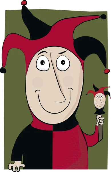 Court jester — Stock Vector