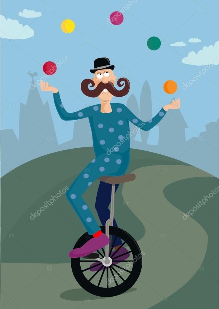 ジャグリングストックベクター ロイヤリティフリージャグリングイラスト Depositphotos