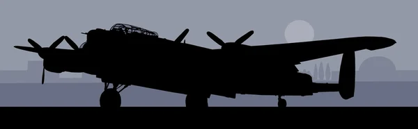 Bombardero Lancaster — Archivo Imágenes Vectoriales