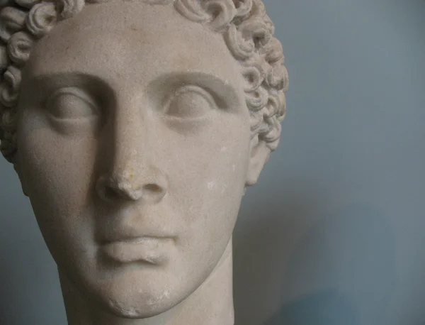 Romeinse buste close-up — Stockfoto