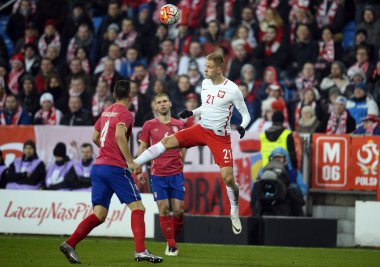Dostu futbol oyun Polonya - Sırbistan