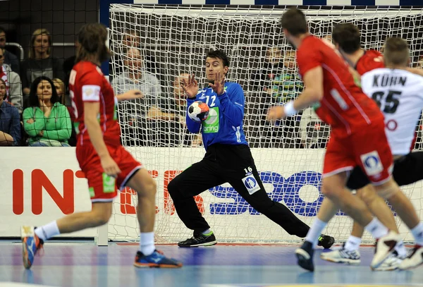 I handboll Tyskland Norge — Stockfoto