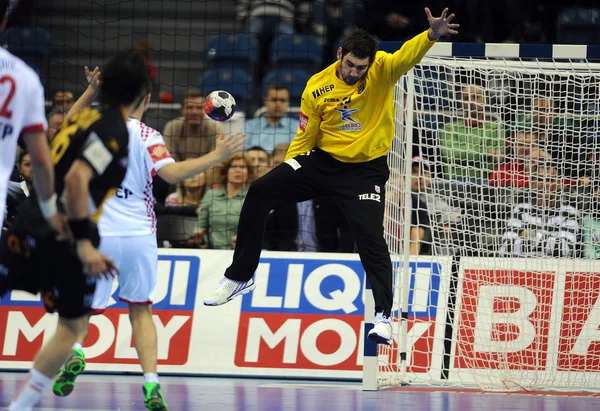 Handball européen Espagne Croatie — Photo
